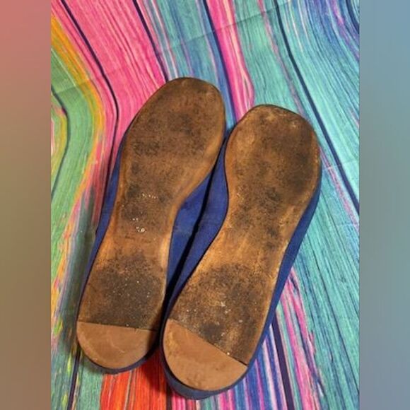 PRADA Green and Blue Suede Flats SIZE US 8 EU 38 - Picture 5 of 6